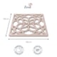 image 2 of Zeal Square Silicone Heritage Trivet, 18cm, Rose Pink
