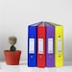 image 4 of A5 Light Blue Paper Over Board Ring Binder by Janrax