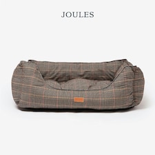 Rosewood Joules Hensen Check Box Dog Bed | Multi | S | 1