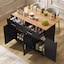 Black and Natural Wood