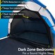 image 3 of Trail Hartland 4 Man Family Tunnel Tent Darkened Bedrooms 3000mm HH Camping | Blue | 1