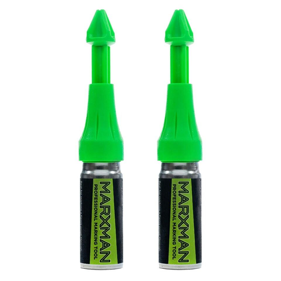 image 1 of Twin pack Marxman chalk NON-Permanent DIY Marking tool pen