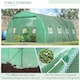 image 4 of Outsunny 6 x 3M Polytunnel Walk-in Garden Greenhouse with Zip Door and Windows