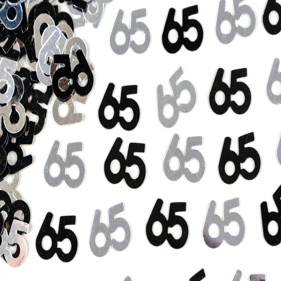 image 1 of 4 packs 65th Confetti