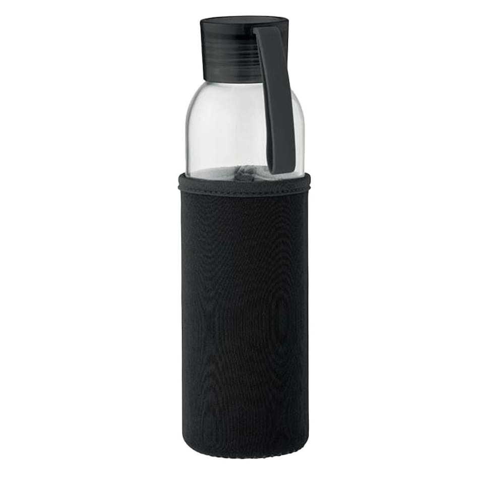 image 1 of MidOcean Ebor Recycled Glass 500ml Bottle - Black - One Size | Black | One Size