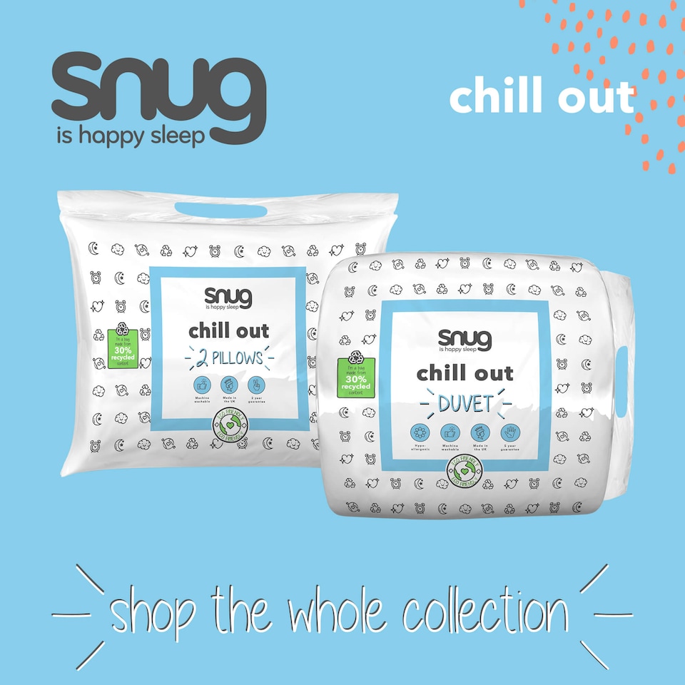 image 1 of Snug Chill Out 4.5 Tog Duvet | White | Single