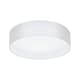 image 2 of EGLO Pasteri White Fabric & Plastic LED Ceiling Light | White