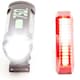 image 2 of AWE780 Lumens 80 Decibel Alarm BRIGHT USB Rechargeable Bike Front/Rear Light Set