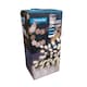 image 1 of Premier Battery Operated Multi Function Outdoor LED Timer Christmas Tree Lights Yellow