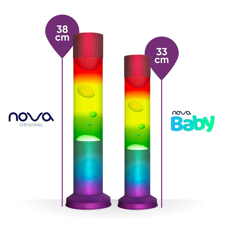 image 1 of Nova Baby Rainbow Lamp Red | Yellow