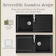 image 4 of Balterley 100cm Kitchen Single Bowl Composite Inset Sink with Overflow & Reversible Drainer