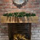image 1 of 90cm Deluxe Snow Time Princess Green Garland Swag 108 Tips With 5 Pine Cones