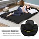 image 10 of COSTWAY Adjustable 6-Position Foldable Lazy Sofa Bed Black Black