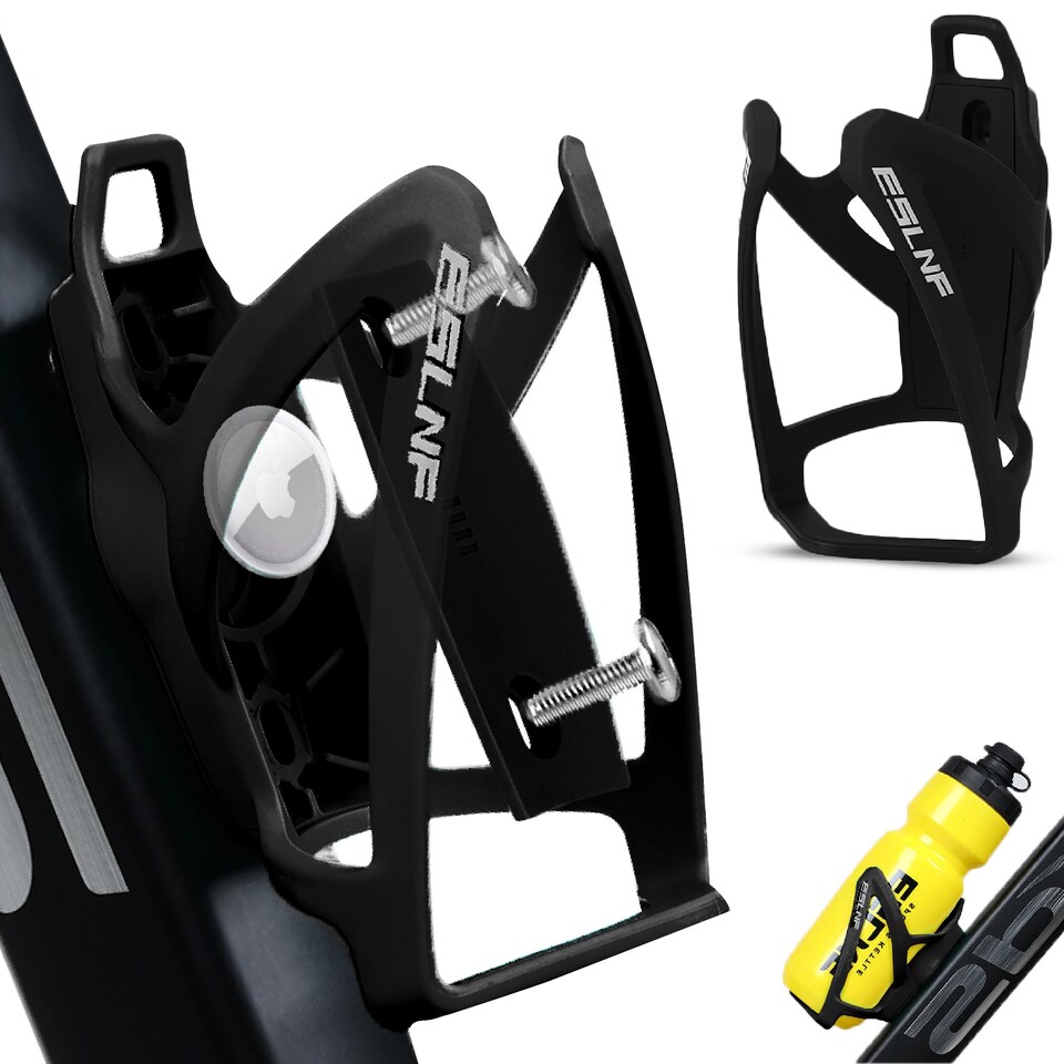 image 1 of AirTag Bike Bottle Holder with Hidden Apple AirTag Holder (No P09 Tracker)