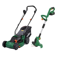 Hawksmoor 18V Cordless Lawnmower & Grass Trimmer Kit 1 x 4.0Ah
