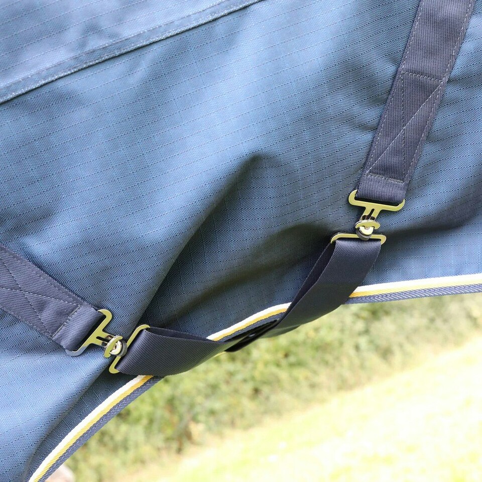 image 1 of Highlander Plus Lite Horse Turnout Rug - Navy - 5'