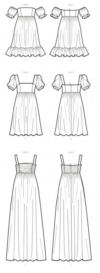 image 1 of McCall's 8108 Paper Sewing Pattern – Women’s Dress, Size F5 (16–18–20–22–24), Easy