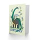 image 2 of Dinosaur Apatosaurus 5 Year Old Child Kids 5th Birthday Card