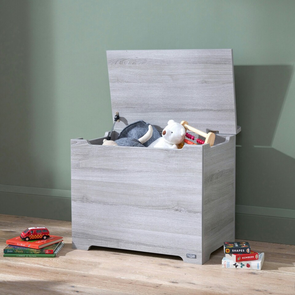 image 1 of Tutti Bambini Toy Box - Grey Ash