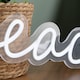 image 6 of 40cm Light up Neon Effect Peace Decorative Sign with 145 White LEDs