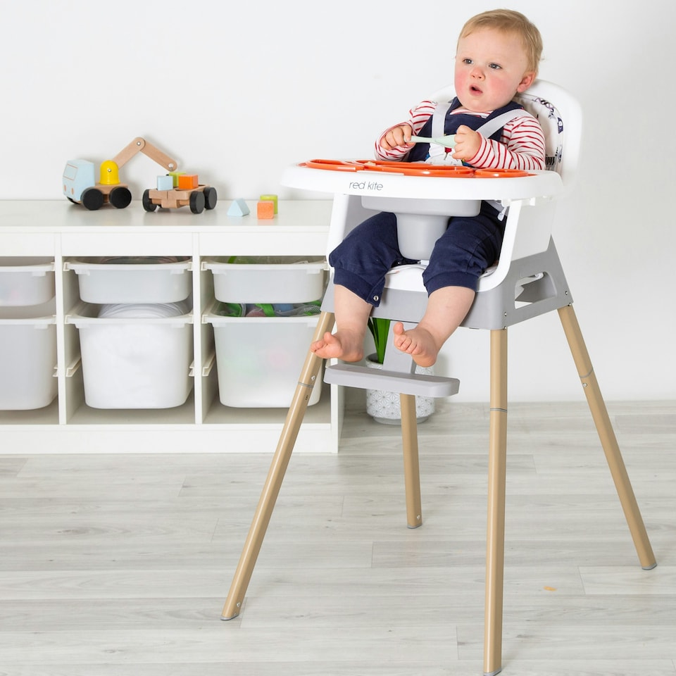 image 1 of Red Kite Feed Me Snak 4 in 1 Highchair/Lo Chair/Toddler Chair/Booster Seat
