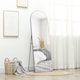 image 2 of HOMCOM Arched Full Length Mirror, 50  150cm Wall Mounted, Leaning, Free Standing Full Body Mirror, Frameless, for Living Room, Bedroom, Black