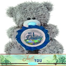 Me to You Tatty Teddy Father's Day Bear Holding 'No.1 Daddy' Rosette