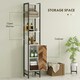 image 3 of HOMCOM Tall Bathroom Storage Cabinet with 3 Shelves, 30 x 30 x 170 cm, White