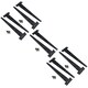 image 1 of 16in / 400mm Heavy Duty T Tee Hinges For Shed + Garden Gates Black Finish 10pc