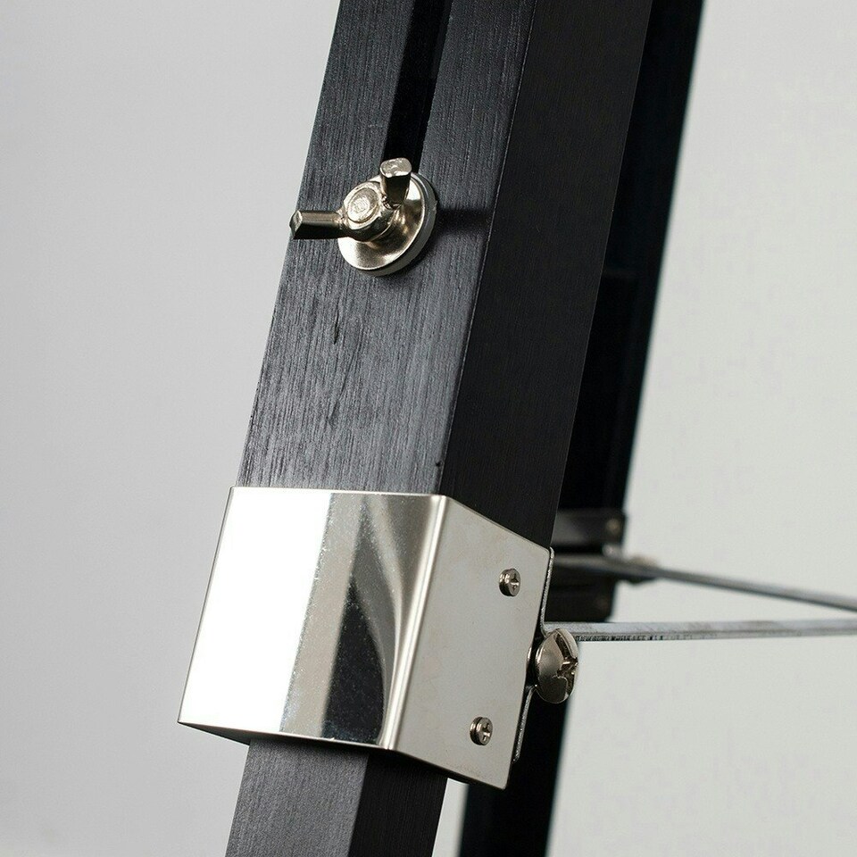 image 1 of ValueLights Starboard Tripod Black Floor Lamp Black