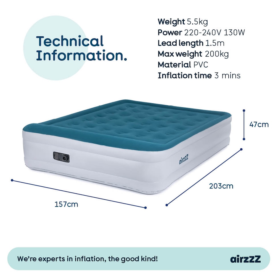 image 1 of SlumberPlus Self Inflating Double Air Bed