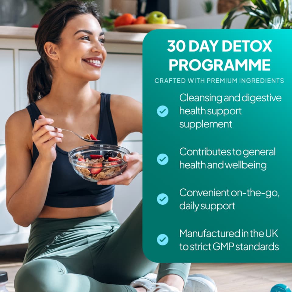 image 1 of 30 Day Detox & Colon Cleanse Plus - 90 Capsules