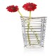 image 1 of Crystal Look Heavy Glass Bouquet Flower Vase Holder Home Table Elegant Decor | Clear | London