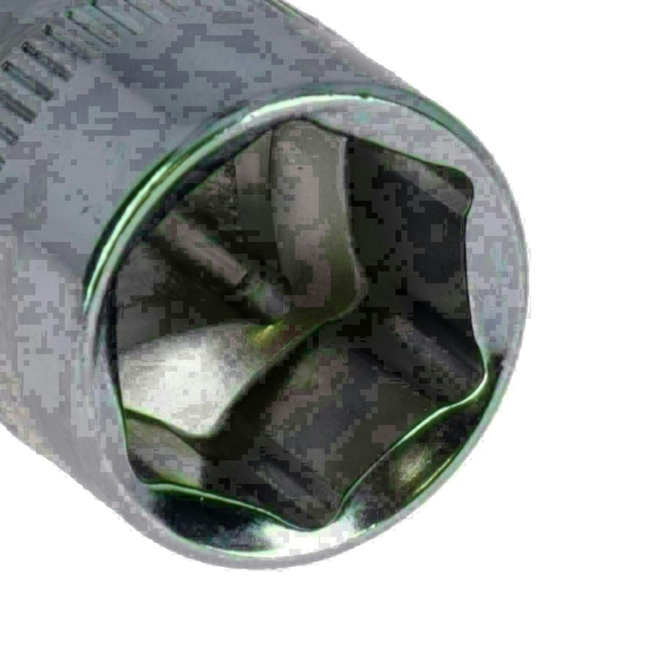 image 1 of 3/8" Drive Shallow Metric MM Sockets 6 Sided Single Hex 8mm - 24mm 17pc