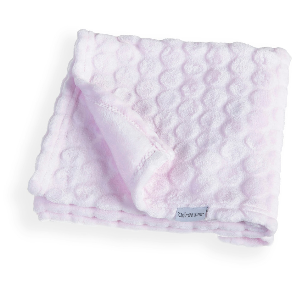 image 1 of Clair de Lune Marshmallow Pram Blanket - Pink