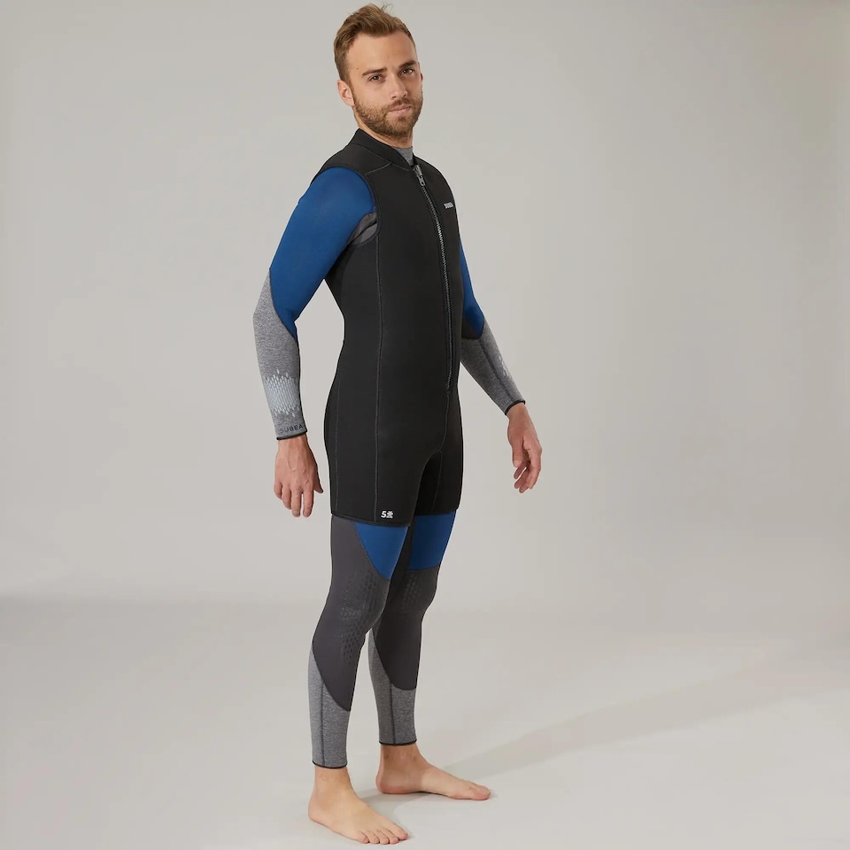 image 1 of Decathlon Neoprene SCD Scuba Diving Shorty Oversuit 5.5 mm