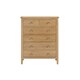 image 2 of Solid Oak 4+2 Drawer Chest