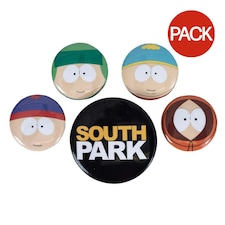 South Park Logo Badge Set (Pack of 5) - Multicoloured - One Size