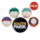 image 1 of South Park Logo Badge Set (Pack of 5) - Multicoloured - One Size