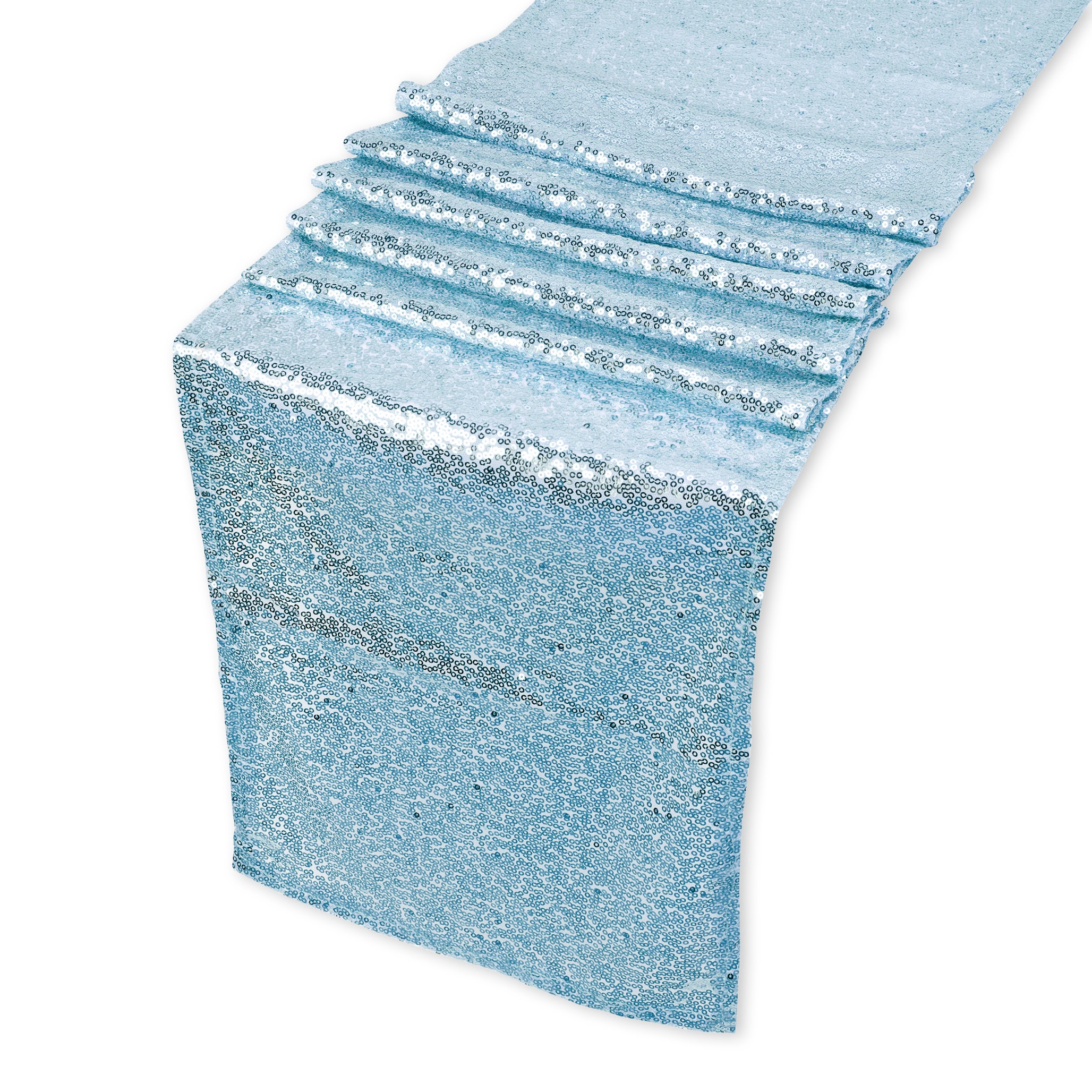 Shimmer Sequin Table Runner, Overlay Sequin Table Linen - 11x108 Inch