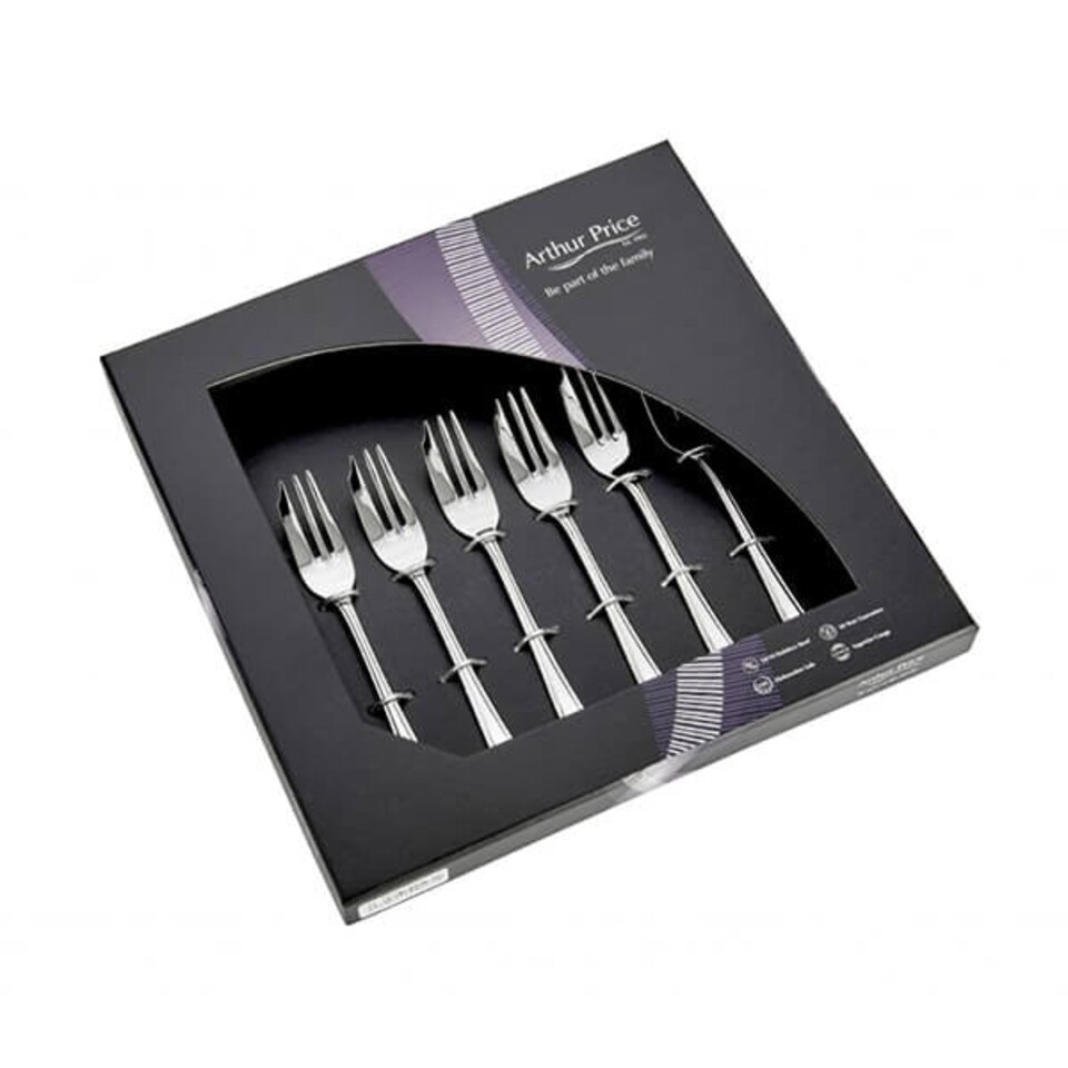 image 1 of Arthur Price Classic Harley Set of 6 Pastry Forks