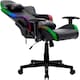 image 4 of Neo Black Leather Gaming Chair with LED Lights