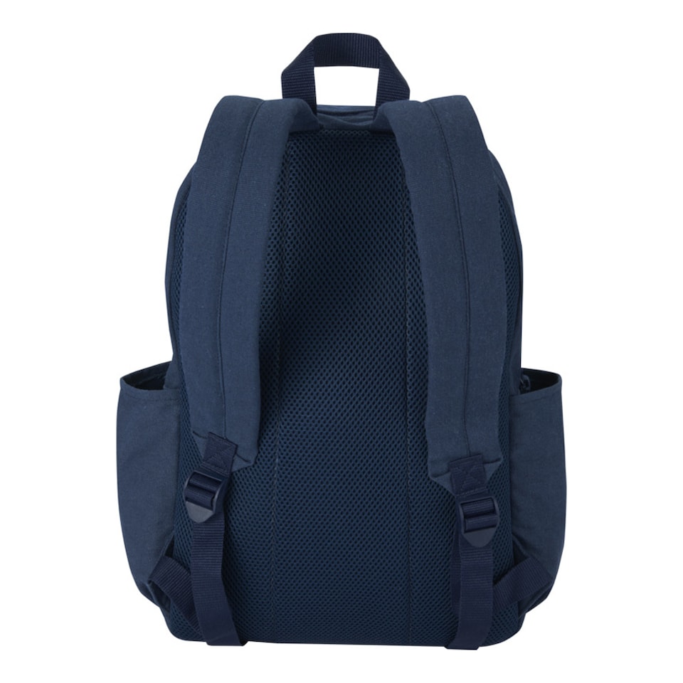 image 1 of Floso Zaino Plain Canvas 16L Backpack | Blue | Navy | One Size | 1