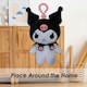 image 8 of Hello Kitty Soft Toy Clip On Kuromi Cute Plush Huggable Cuddly 12cm Black