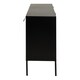 image 3 of Seaford Sideboard with 2 Doors and 3 Drawers in Black