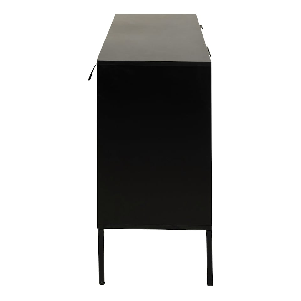 image 1 of Seaford Sideboard with 2 Doors and 3 Drawers in Black