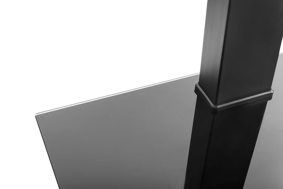 image 1 of Table top TV-Stand in black, adjustable | Black | Black | One Size | 269