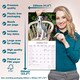 image 6 of Whippet 2026 Calendar | Square Wall Calendar | Dog Breed Gift | Plastic Free Packaging | by Avonside Publishing
