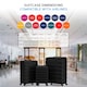 image 8 of Flight Knight Set of 3 Lightweight 4 Wheel ABS Hard Case Suitcases Cabin & Hold Luggage, 100+ Airlines Approved - easyJet, British Airways, Ryanair, Jet2 Orange | Orange / Black