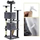 image 6 of Yaheetech 177 cm Cat Tree Tower with Condos and Scratching Posts Dark Grey
